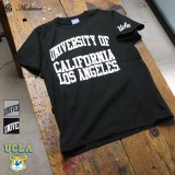 【RE PRICE / 価格改定】UCLA"UNIVERSITY CALIFORNIA LOS ANGELES"C/N S/S 6.6oz オールドプリントT [Lady's] / Audience