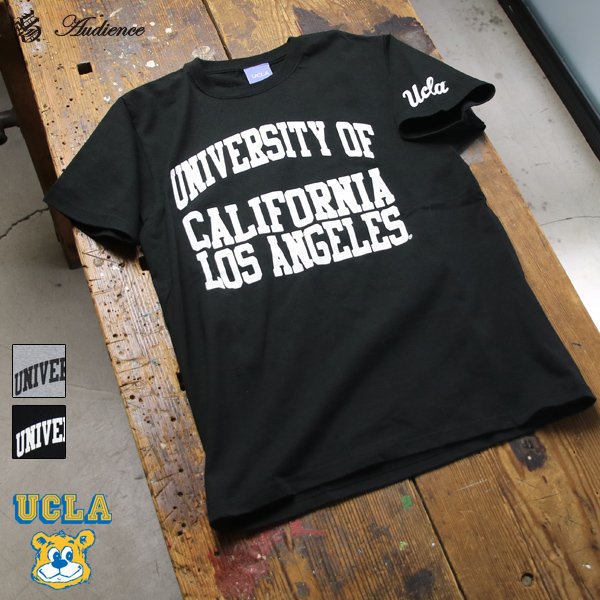 画像1: 【RE PRICE / 価格改定】UCLA"UNIVERSITY CALIFORNIA LOS ANGELES"C/N S/S 6.6oz オールドプリントT [Lady's] / Audience