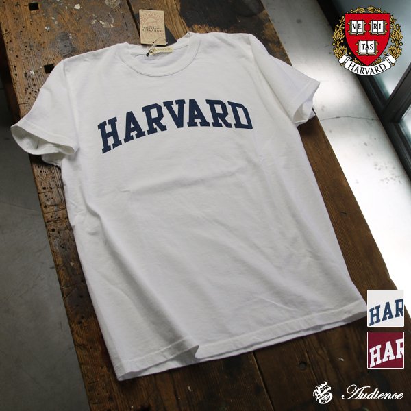 画像1: 【RE PRICE / 価格改定】HARVARD"HARVARD"C/N S/S 6oz オールドプリントT [Lady's] / Audience