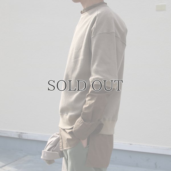 画像9: 度詰ワッフルS/Sビッグスウェット【MADE IN JAPAN】『日本製』/ Upscape Audience