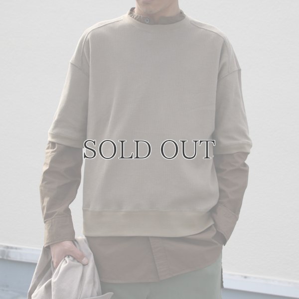 画像7: 度詰ワッフルS/Sビッグスウェット【MADE IN JAPAN】『日本製』/ Upscape Audience