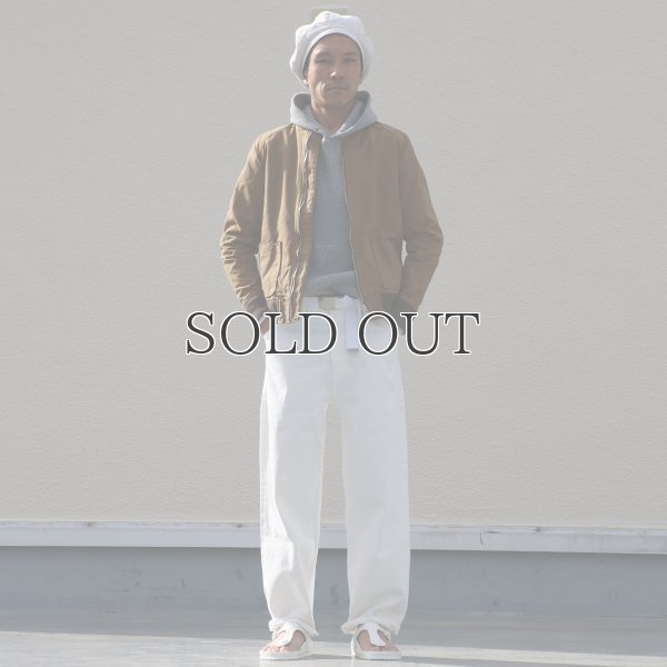 画像9: 赤耳（セルヴィッチ）ホワイトデニムワイドペインターインステップカットパンツ【MADE IN JAPAN】『日本製』/ Upscape Audience