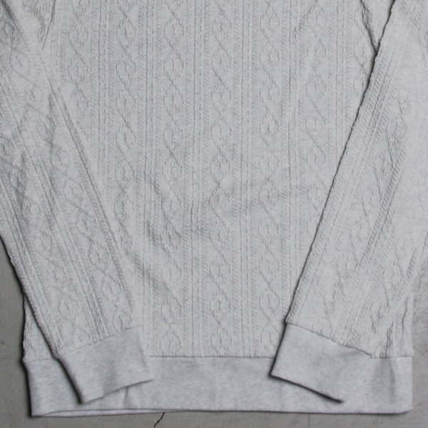 画像20: 【RE PRICE/価格改定】ケーブルクルーネック長袖ニットソー【MADE IN JAPAN】『日本製』/ Upscape Audience