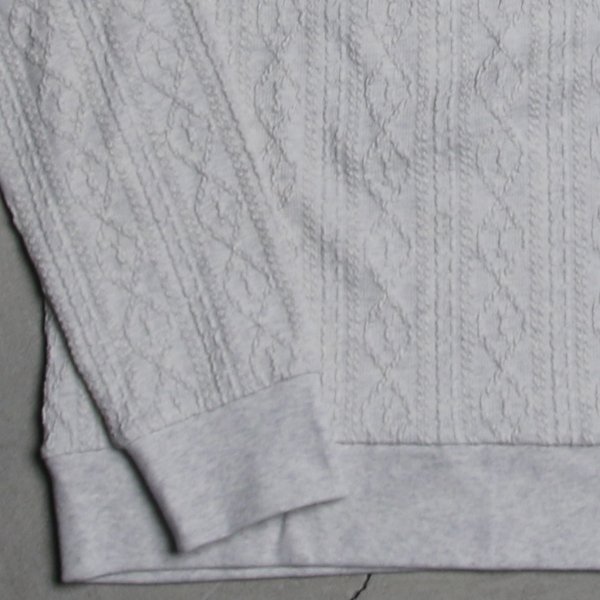 画像19: 【RE PRICE/価格改定】ケーブルクルーネック長袖ニットソー【MADE IN JAPAN】『日本製』/ Upscape Audience