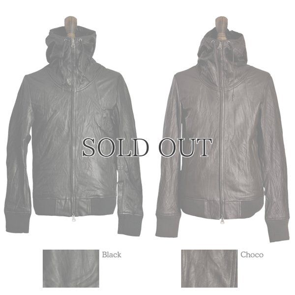 画像8: ラムレザー ビックスタンドフードブルゾン 【送料無料】 / Audience