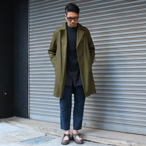 画像10: フランスリネンケーブル×鹿の子クルーネック長袖ニット【MADE IN JAPAN】『日本製』/ Upscape Audience