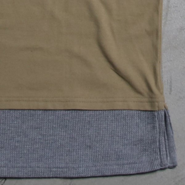 画像13: 【RE PRICE/価格改定】コーマ天竺×度詰ワッフルボートネックレイヤード5分袖ビックTEE【MADE IN JAPAN】『日本製』/ Upscape Audience