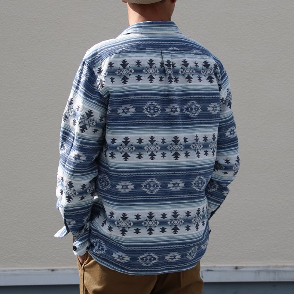 画像18: ネイティブジャガードボーダーオープンカラーライト_Jacket【MADE IN JAPAN】『日本製』/ Upscape Audience