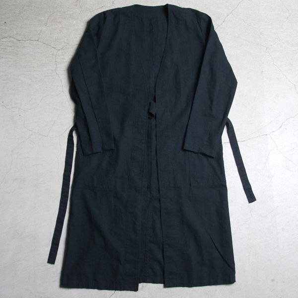 画像17: 【RE PRICE / 価格改定】ソフトリネンコットンキャンバスガウン_Coat【MADE IN JAPAN】『日本製』  / Upscape Audience