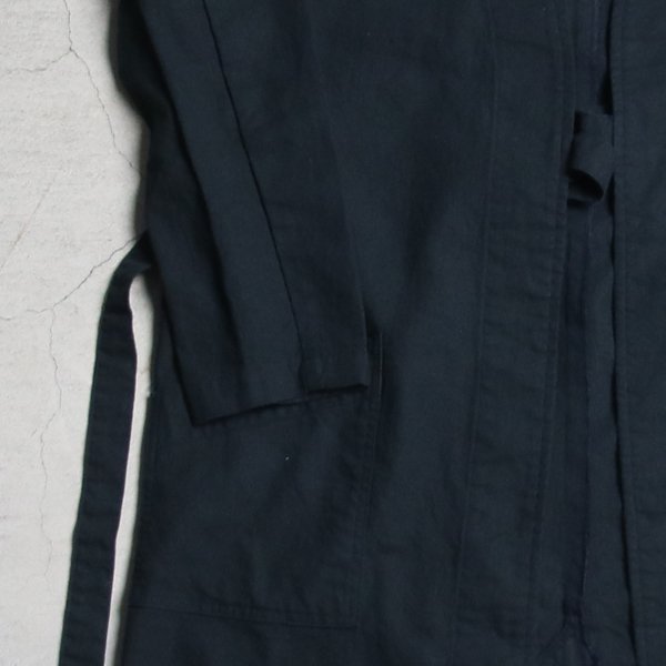 画像15: 【RE PRICE / 価格改定】ソフトリネンコットンキャンバスガウン_Coat【MADE IN JAPAN】『日本製』  / Upscape Audience