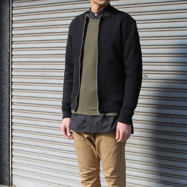 画像10: 【RE PRICE / 価格改定】ヘビーウェイト裏毛クルーネックブルゾン【MADE IN JAPAN】『日本製 / Upscape Audience