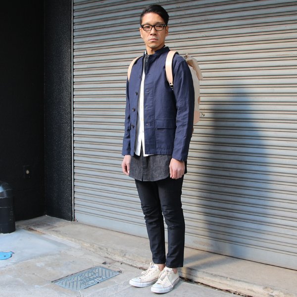 画像13: 【RE PRICE / 価格改定】ヨコムラバックサテンスタンド Jacket 『日本製』/ Upscape Audience