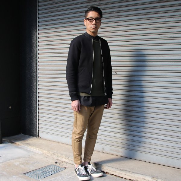 画像9: 【RE PRICE / 価格改定】ヘビーウェイト裏毛クルーネックブルゾン【MADE IN JAPAN】『日本製 / Upscape Audience