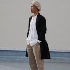 More photos1: 【RE PRICE/価格改定】Vネックバンドカラーテンセル長袖_Shirts【MADE IN JAPAN】『日本製』/ Upscape Audience