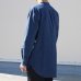 画像21: 【RE PRICE / 価格改定】インディゴサッカーストライプバンドカラーオーバサイズロング長袖_Shirts【MADE IN JAPAN】『日本製』/ Upscape Audience