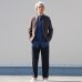 画像16: 【RE PRICE / 価格改定】インディゴサッカーストライプバンドカラーオーバサイズロング長袖_Shirts【MADE IN JAPAN】『日本製』/ Upscape Audience
