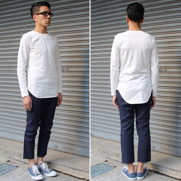 画像10: 【RE PRICE/価格改定】コーマ天竺ロング丈長袖Tシャツ【MADE IN JAPAN】『日本製』/ Upscape Audience