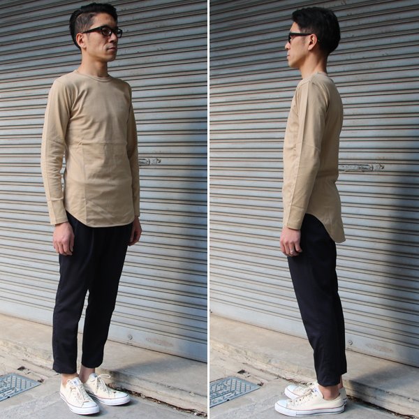 画像12: 【RE PRICE/価格改定】コーマ天竺ロング丈長袖Tシャツ【MADE IN JAPAN】『日本製』/ Upscape Audience