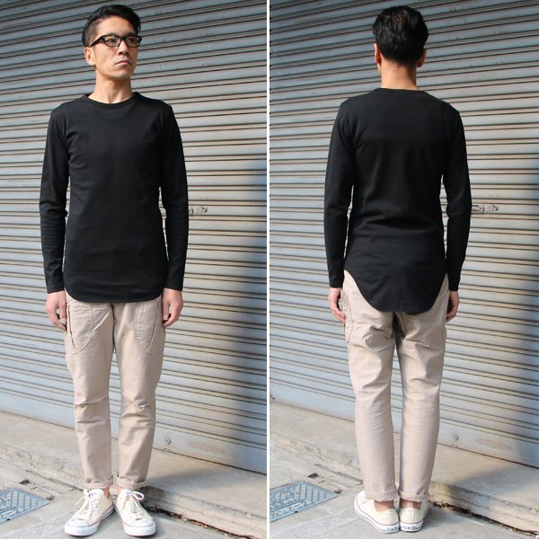 画像11: 【RE PRICE/価格改定】コーマ天竺ロング丈長袖Tシャツ【MADE IN JAPAN】『日本製』/ Upscape Audience