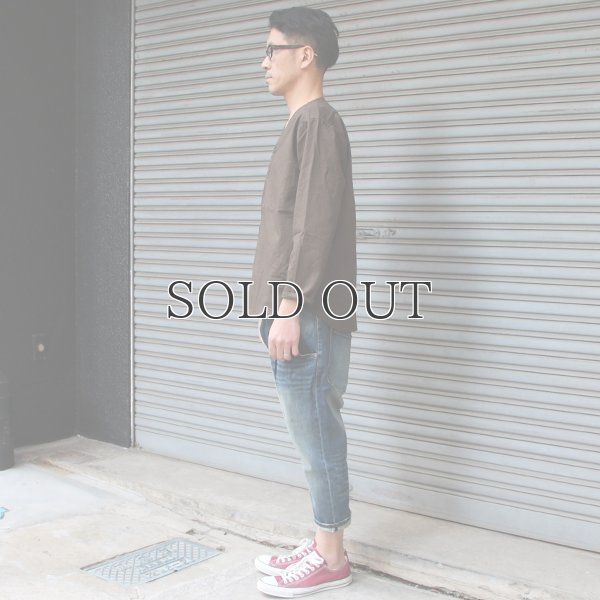 画像4: ヴィンテージウォッシュ加工レイヤーストレッチデニムクロップドパンツ / Audience