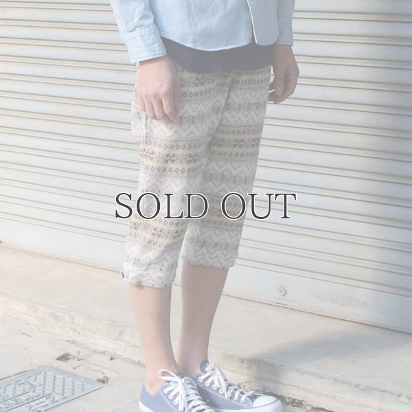 画像4: ガーデン柄ジャガード クロップドイージーパンツ【MADE IN JAPAN】 / Upscape Audience