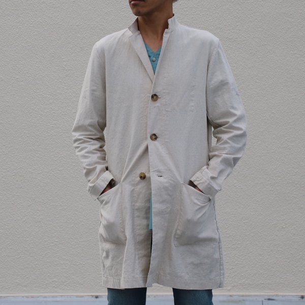 画像15: 【RE PRICE / 価格改定】綿麻キャンバスドクターコート【MADE IN JAPAN】『日本製』/ Upscape Audience