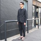 More photos2: リネンキャンバスワイド　2タックアンクルパンツ【MADE IN JAPAN】『日本製』【送料無料】/ Upscape Audience