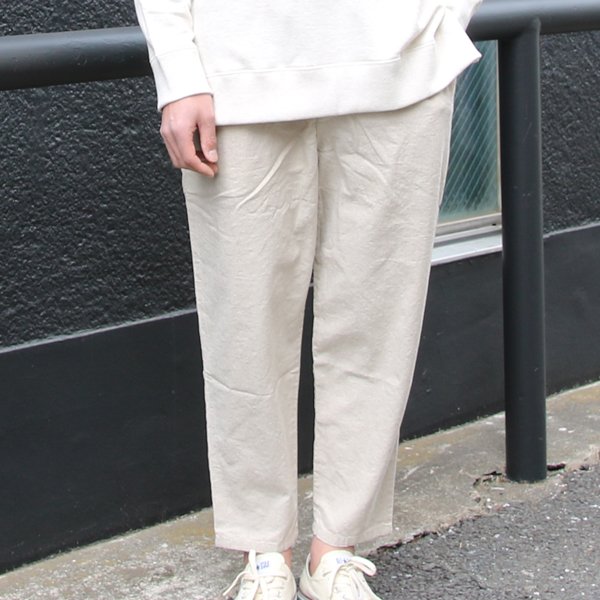 画像18: リネンキャンバスワイド　2タックアンクルパンツ【MADE IN JAPAN】『日本製』【送料無料】/ Upscape Audience
