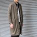 画像16: 【RE PRICE / 価格改定】綿麻ムラ糸サージサムエガウン_Coat【MADE IN JAPAN】『日本製』/ Upscape Audience