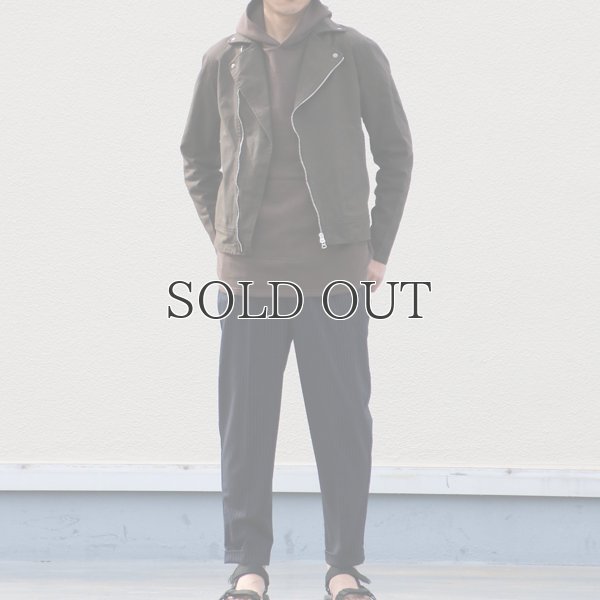 画像4: サマーウール調2タックWスソ ワイドアンクルパンツ【MADE IN JAPAN】『日本製』【送料無料】  / Upscape Audience