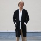More photos1: 【RE PRICE / 価格改定】綿麻ムラ糸サージサムエガウン_Coat【MADE IN JAPAN】『日本製』/ Upscape Audience