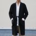 画像13: 【RE PRICE / 価格改定】綿麻ムラ糸サージサムエガウン_Coat【MADE IN JAPAN】『日本製』/ Upscape Audience