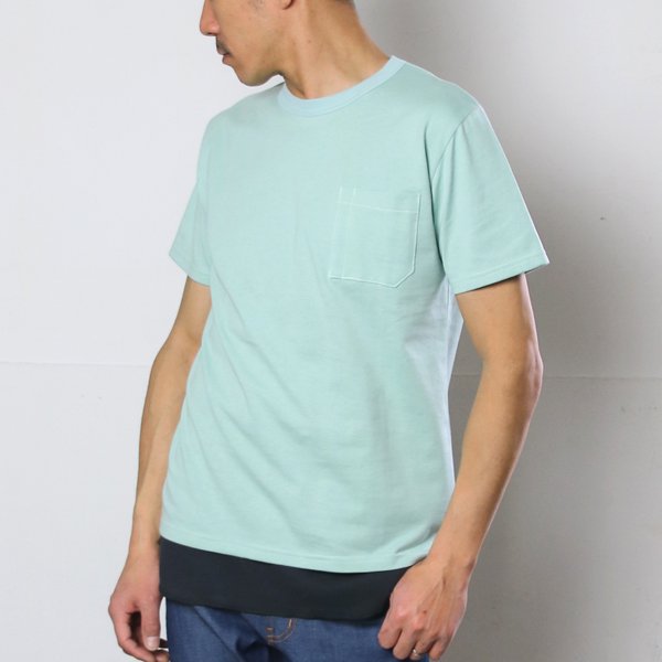 画像14: 【RE PRICE/価格改定】コーマ天竺クルーネックグラスポケット付き半袖Tee【MADE IN JAPAN】『日本製』/ Upscape Audience 