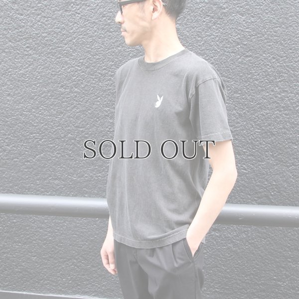 画像7: PLAY BOY ”ラビットヘッド”刺繍ピグメント染TEE【Audience】