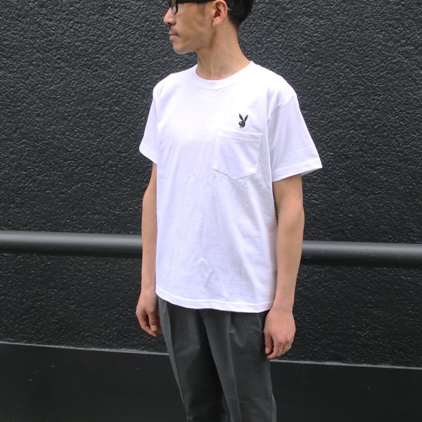 画像6: 【RE PRICE / 価格改定】PLAY BOY”ラビットヘッド”刺繍ポケット付きTEE【Audience】
