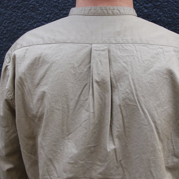 画像24: 【RE PRICE / 価格改定】コットンギャバジン マオカラー 七分袖 シャツジャケット【MADE IN JAPAN】『日本製』/ Upscape Audience