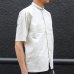 画像7: コットンギャバジンスタンドスモールカラー5/S Shirts Jacket【MADE IN JAPAN】『日本製』/ Upscape Audience