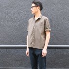 More photos2: コットンギャバジンスタンドスモールカラー5/S Shirts Jacket【MADE IN JAPAN】『日本製』/ Upscape Audience