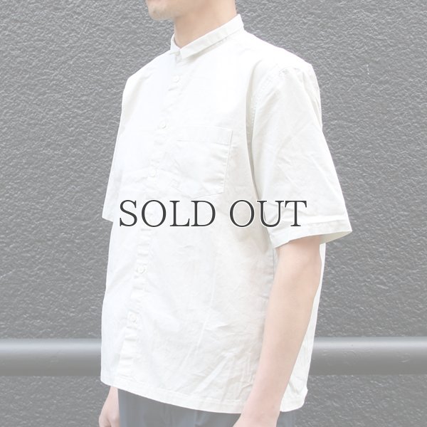 画像10: コットンギャバジンスタンドスモールカラー5/S Shirts Jacket【MADE IN JAPAN】『日本製』/ Upscape Audience