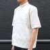 画像10: コットンギャバジンスタンドスモールカラー5/S Shirts Jacket【MADE IN JAPAN】『日本製』/ Upscape Audience
