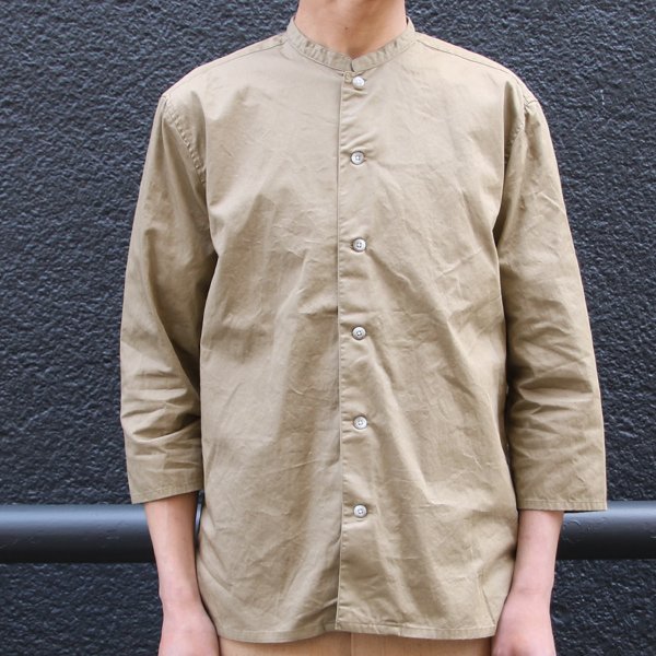 画像17: 【RE PRICE / 価格改定】コットンギャバジン マオカラー 七分袖 シャツジャケット【MADE IN JAPAN】『日本製』/ Upscape Audience