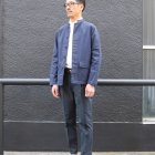 More photos1: 【RE PRICE / 価格改定】ヨコムラバックサテンスタンド Jacket 『日本製』/ Upscape Audience