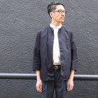 More photos3: コットンギャバジンスタンドスモールカラー5/S Shirts Jacket【MADE IN JAPAN】『日本製』/ Upscape Audience