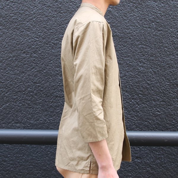 画像19: 【RE PRICE / 価格改定】コットンギャバジン マオカラー 七分袖 シャツジャケット【MADE IN JAPAN】『日本製』/ Upscape Audience