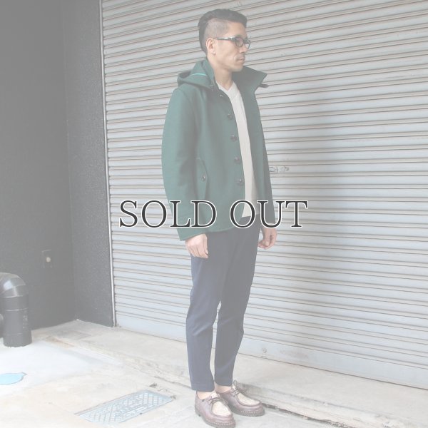 画像4: 840g ピュアウールメルトン脱着フードスタンドジャケット 【送料無料】 / Audience