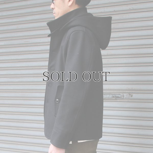 画像10: 840g ピュアウールメルトン脱着フードスタンドジャケット 【送料無料】 / Audience