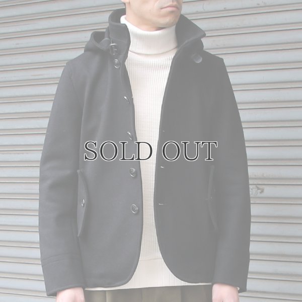画像8: 840g ピュアウールメルトン脱着フードスタンドジャケット 【送料無料】 / Audience