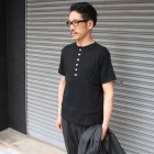 More photos2: 【RE PRICE/価格改定】度詰ワッフルC/NヘンリーS/Sカットソー【MADE IN JAPAN】『日本製』/ Upscape Audience