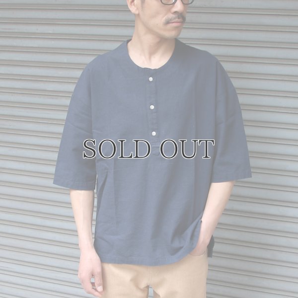 画像7: コットンリネンキャンバスジンベエTOPSシャツ【MADE IN JAPAN】『日本製』/ Upscape Audience