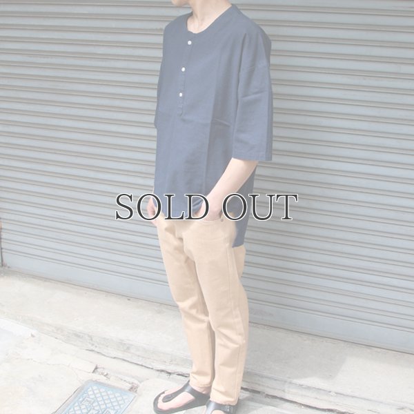 画像8: コットンリネンキャンバスジンベエTOPSシャツ【MADE IN JAPAN】『日本製』/ Upscape Audience